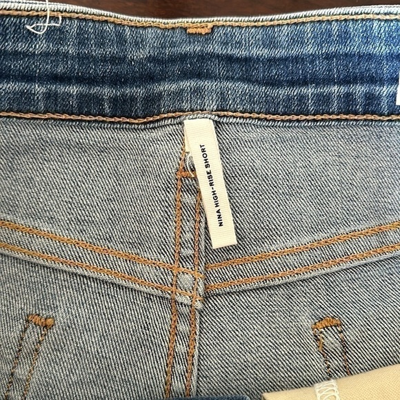 Rag and bone Nina high rise shorts 28 - Picture 3 of 6